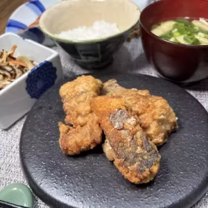 Marinated deep-fried mackerel