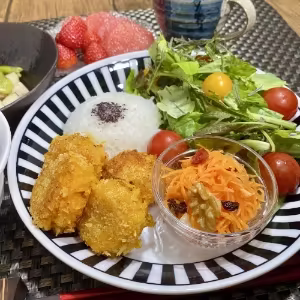 Cheese & Pumpkin Croquette Plate