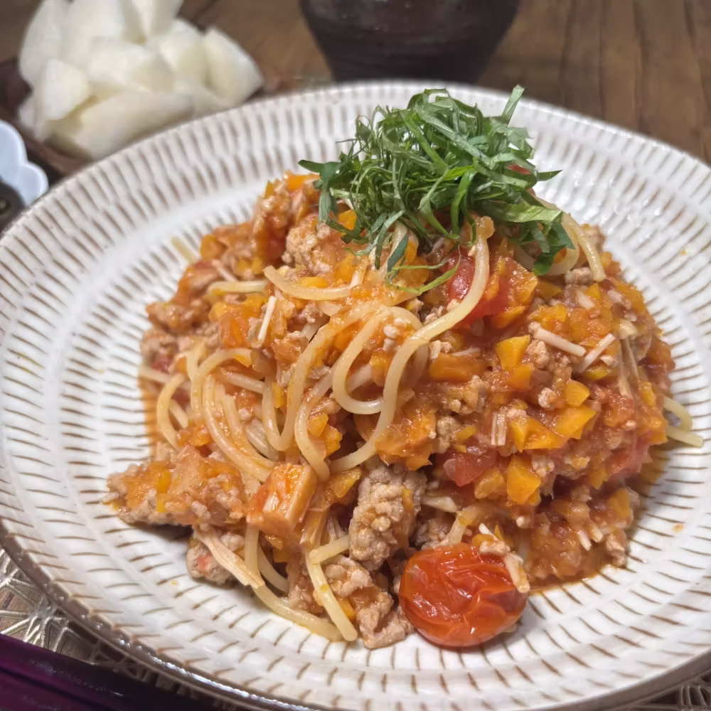 Yuzu Meat Sauce Pasta