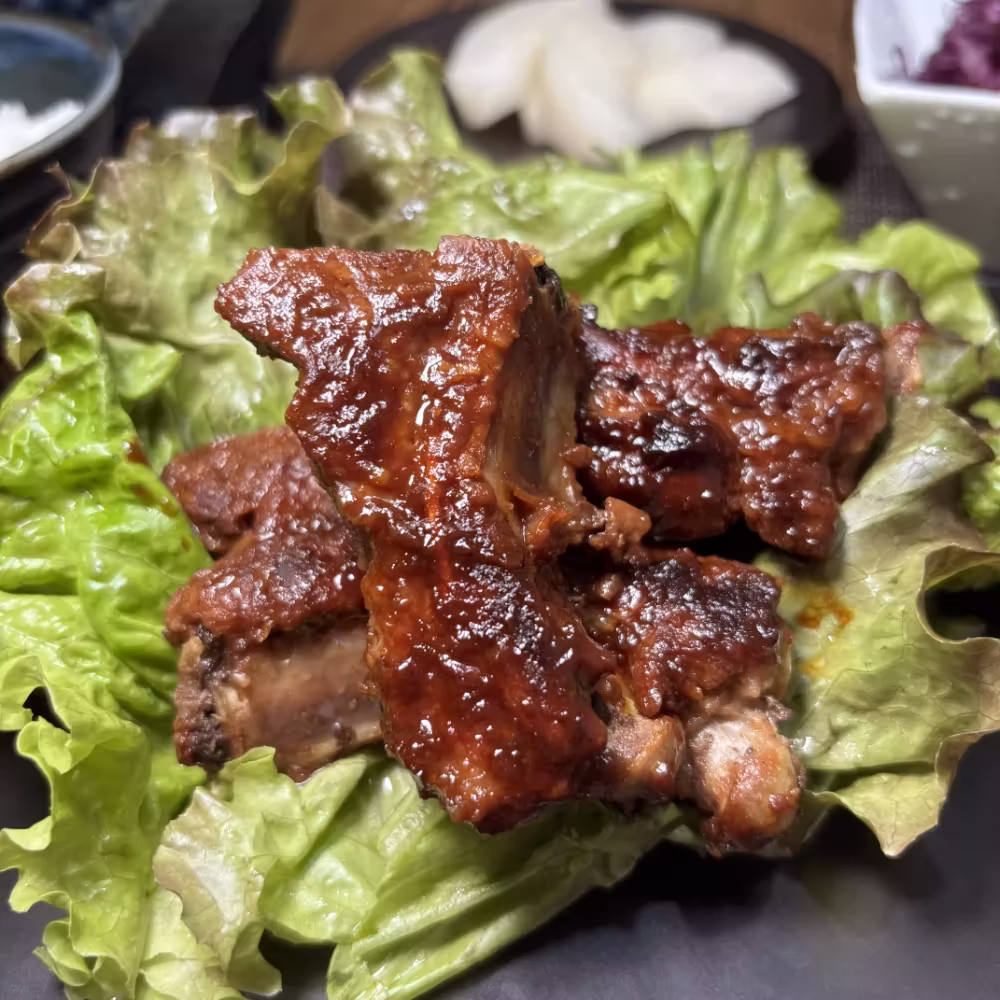 Japanese Style Barbecued Spare Ribs