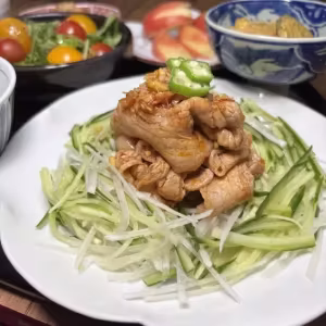 Spicy Pork Shabu-Shabu Salad