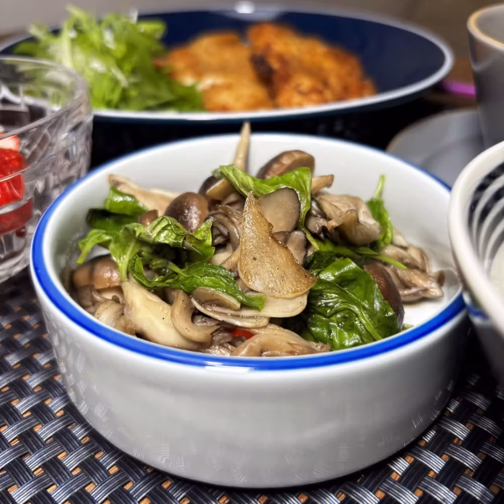 Sautéed Mushrooms with Basil