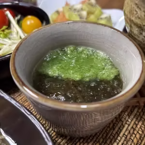 Vinegared Seaweed and Cucumber