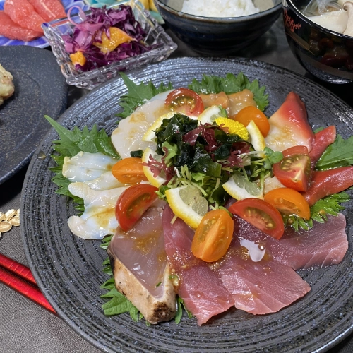 Sashimi Carpaccio
