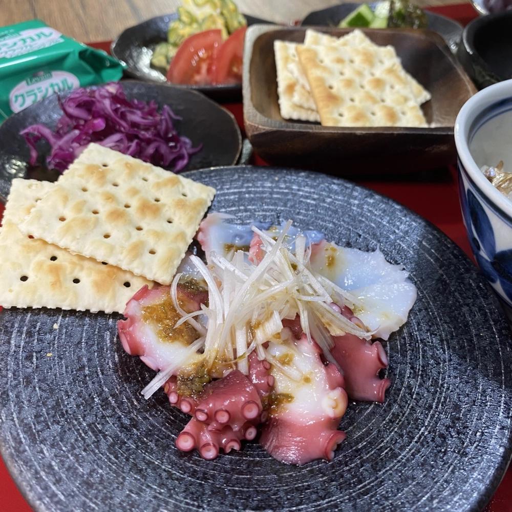 Octopus Carpaccio with Yuzu Kosho