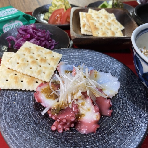 Octopus Carpaccio with Yuzu Kosho