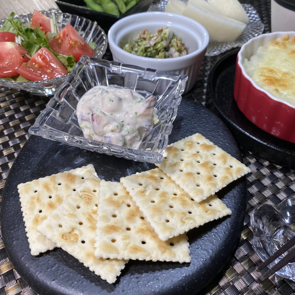 Cream Cheese with Octopus, Broccoli, and Anchovy