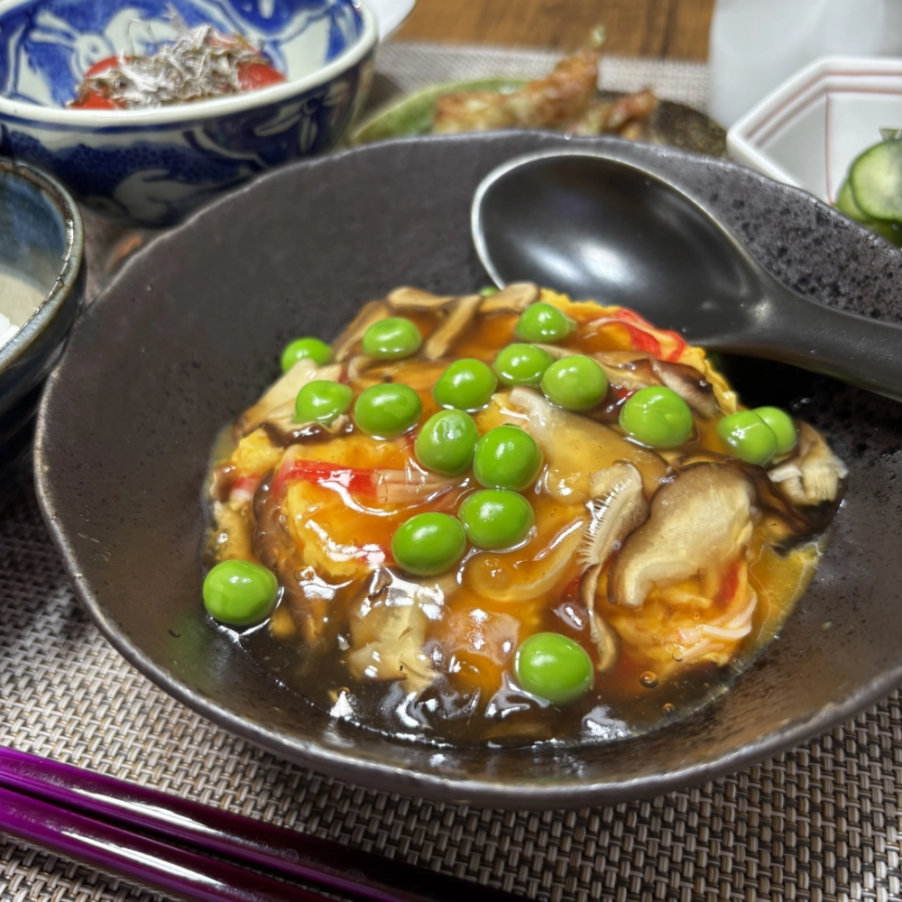 Chinese-Style Crab Omelet