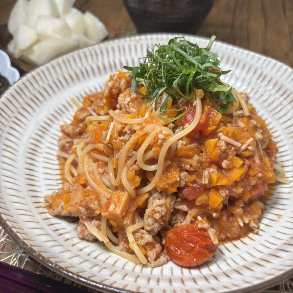 Yuzu Meat Sauce Pasta