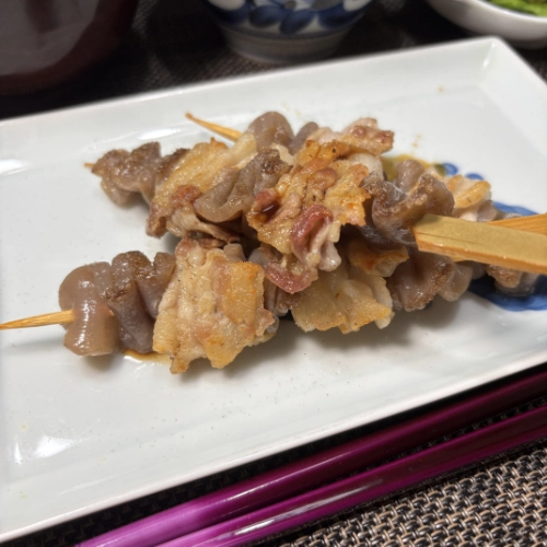 Skewered Pork Belly and Konjac