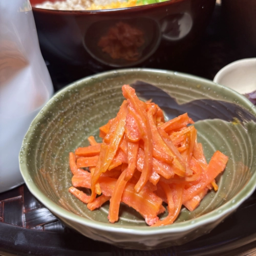 Carrot w/Mentaiko and Cream Cheese